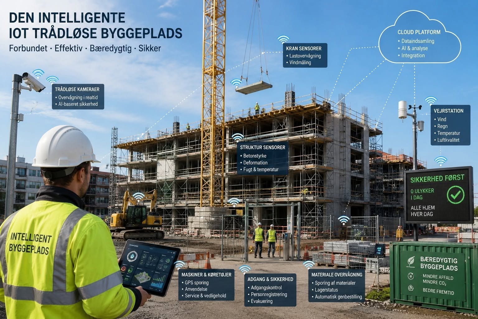 LoRa iot wireless trådløs til Den intelligente iot Byggeplads